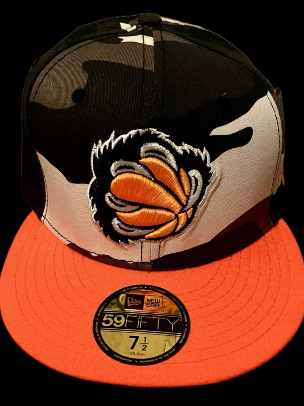 Vancouver Grizzlies Camo Special Edition New Era Hardwood Classics 59Fifty Hat